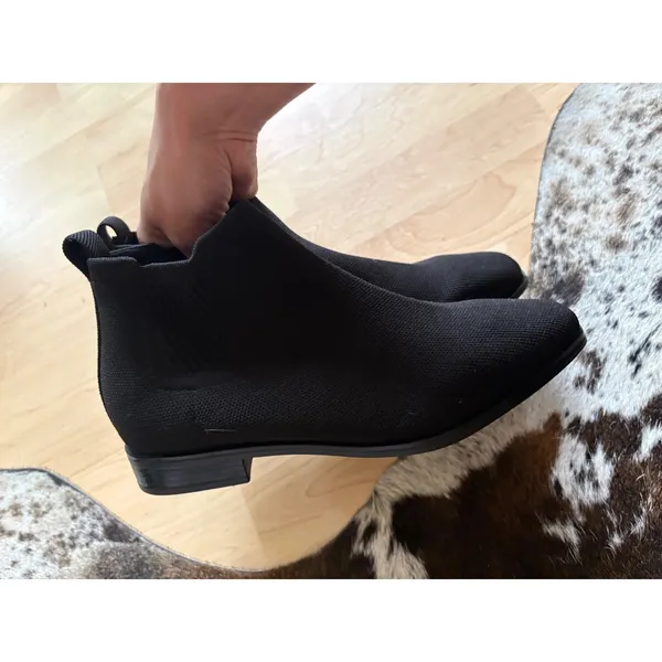 Vivaia Ryan Pro Square Toe Ankle Boots Size 40 US 9 In Black - Image 5