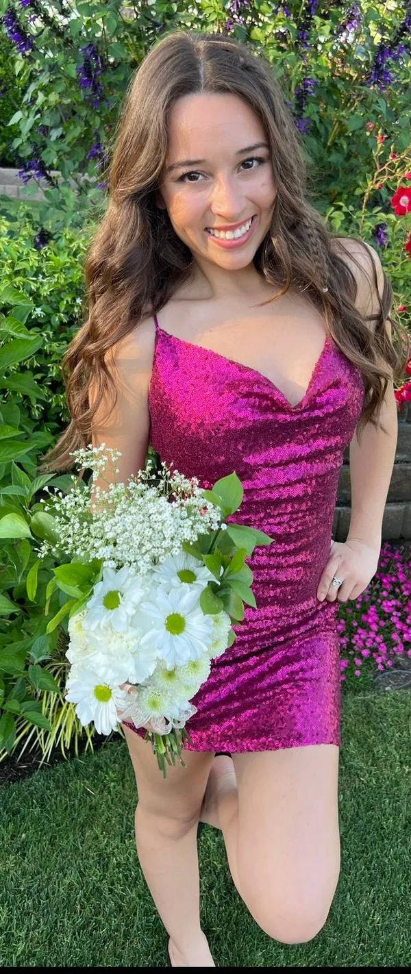 Fushia Formal/Prom Dress Pink - Image 2