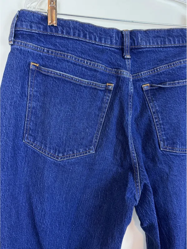 Abercrombie Curve Love The Baggy Low Rise Jeans Medium Wash Blue 32 Long - Image 13