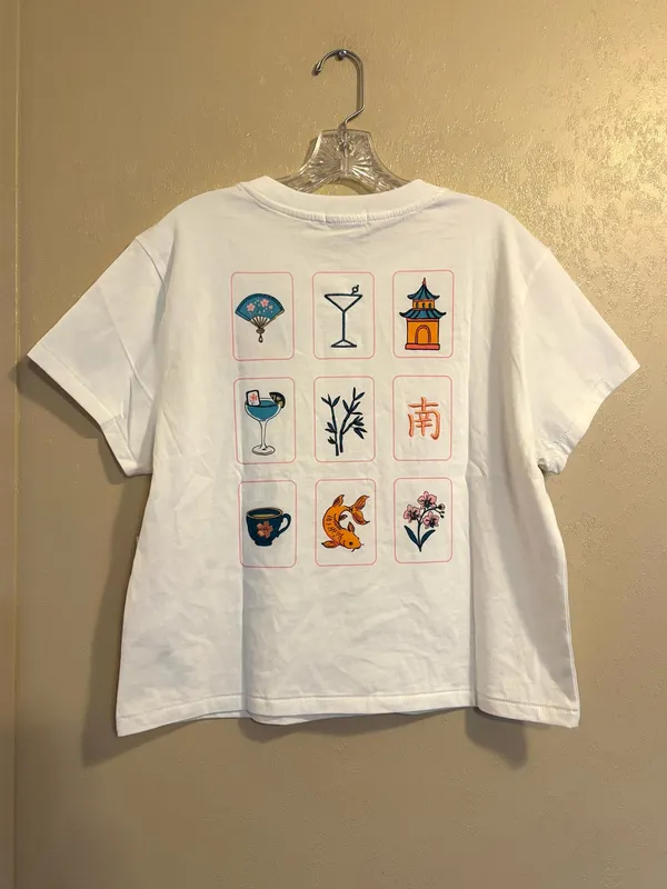 NWT Wildfox Get Your Mahj On Tee sz M - Image 2