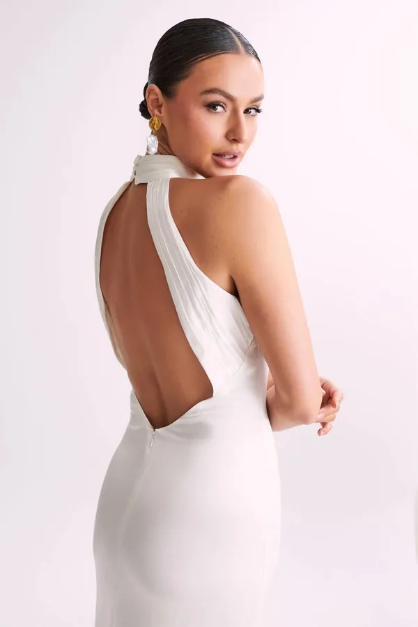 Meshk Claire satin dress - Image 3