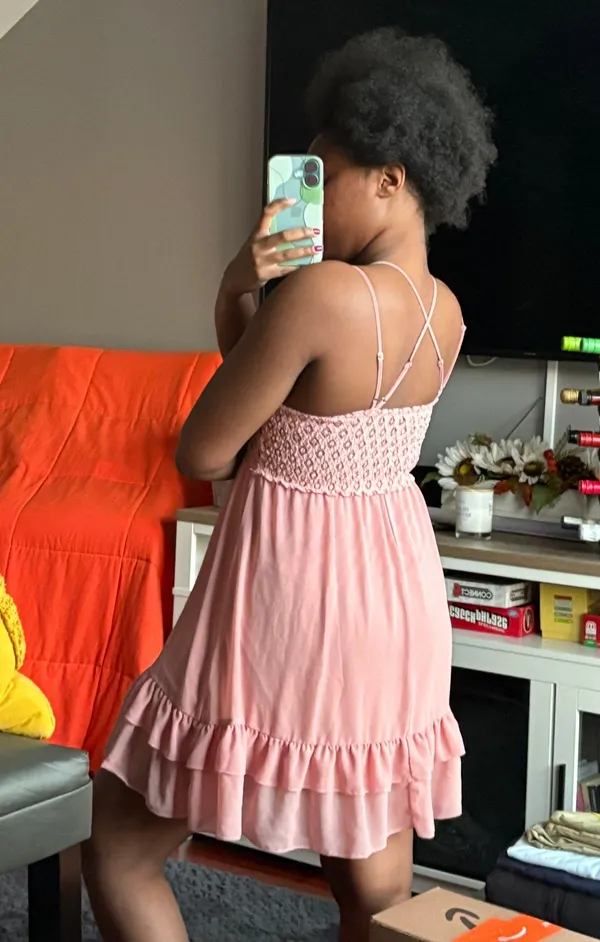 Love Tree Pink Lace Dress - Image 3