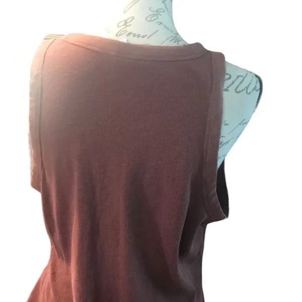 Old Navy Brown Tank Top Women's Size XL - Image 4