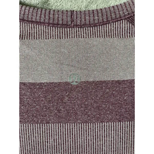 Lululemon Run:‎ Swiftly Tech Short Sleeve Heathered Plum Size 8 - Image 4