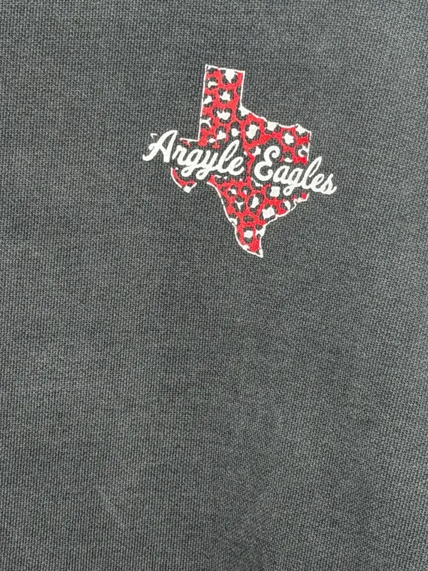 Comfort Colors Argyle Eagles Texas Crewneck Sweatshirt - Image 2