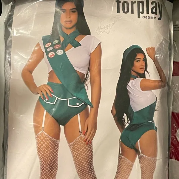 NEW Forplay Scout Me Out Sexy Girl Scout Costume Size Small - Image 5