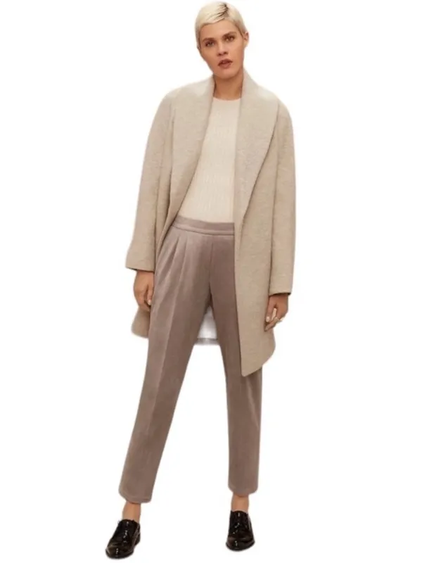 ARITZIA BABATON Cohen Pant in Blush Camel Size 6 SBC1-6324-47 - Image 5