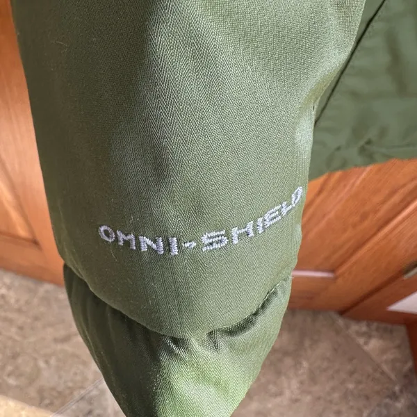 Columbia women’s 2X Omni Shield Coat Parka Ski Jacket Green Hooded Cinch waist - Image 8