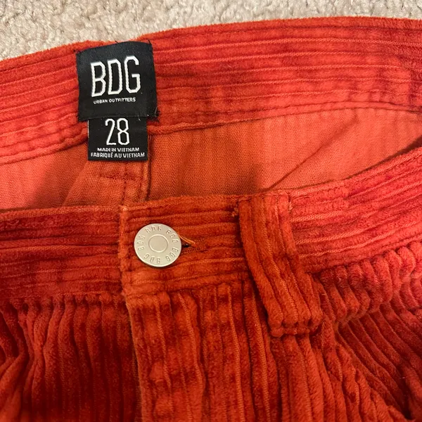 Red Corduroy Pants - Image 2