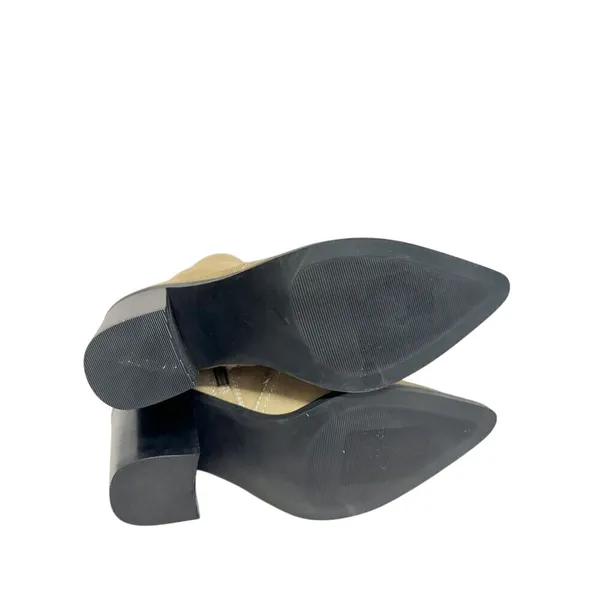 BP Surina‎ Tan Suede Western Ankle Boots Pointed Toe Block Heel 5.5M - Image 11