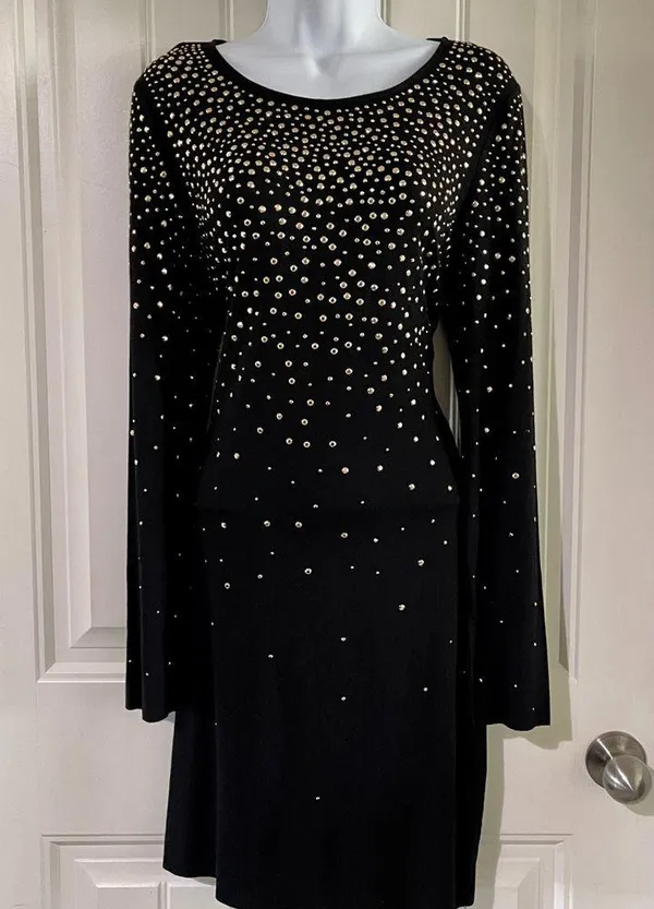 Sale! NEW! Gianni Bini Black Embellished Dress - Image 2