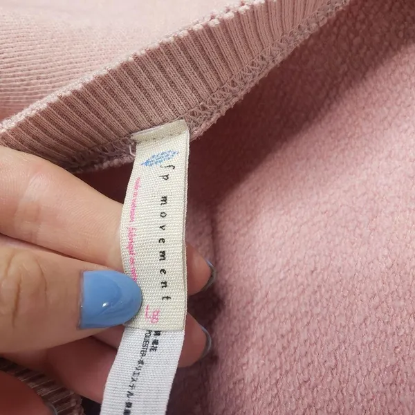 Free People Movement Charlotte Taupe Pink Wrap Top - Image 8