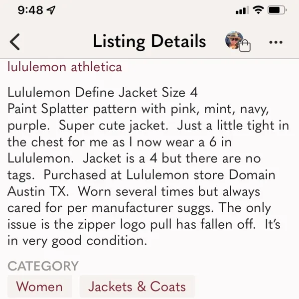 Lululemon Define Jacket Size 4 - Image 11