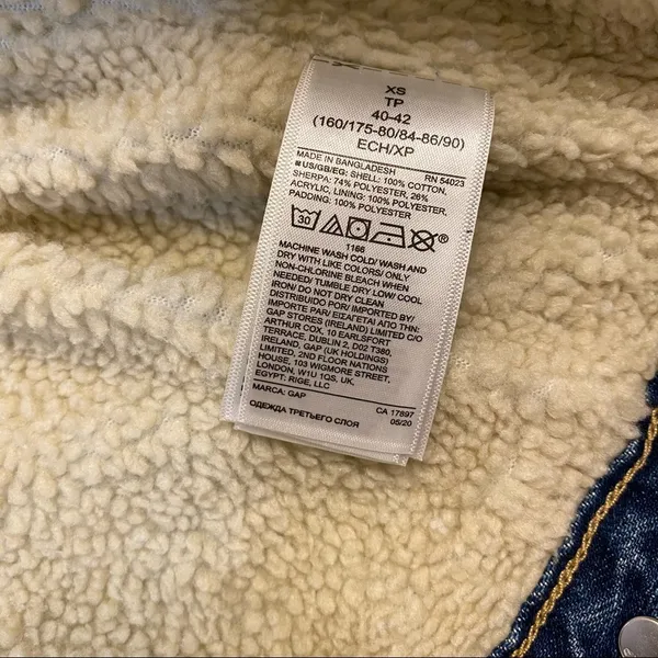 Gap Vintage Sherpa-lined Denim Jacket - Image 6