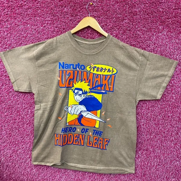 Naruto Uzumaki Hero Of The Hidden Leaf Anime T-Shirt XL - Image 3
