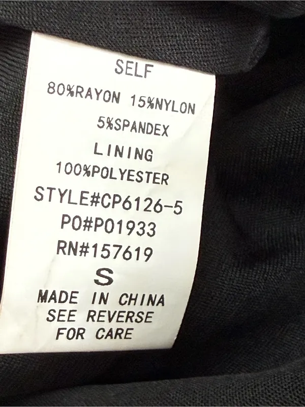 Cloud Ten NWT Rhinestone Black Shorts Size Small - Image 7
