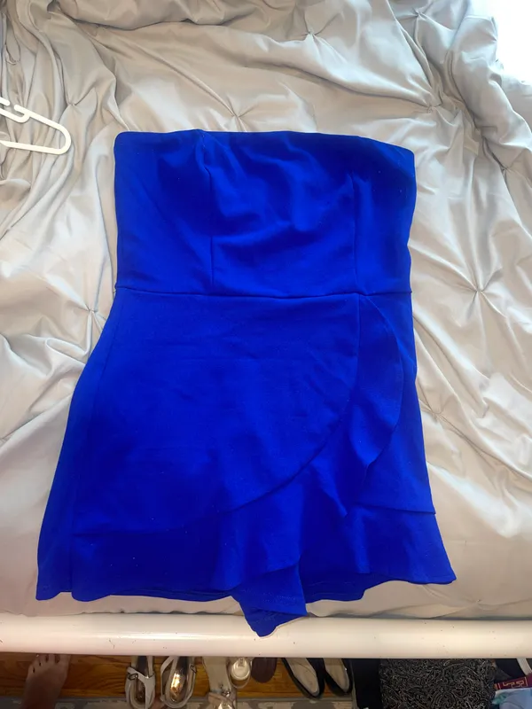 She & Sky Blue Romper - Image 3