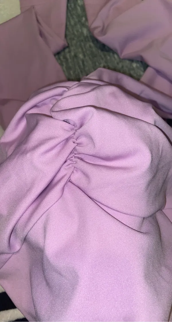 Amazon NWOT Purple Scrunch Butt Leggings - Image 4