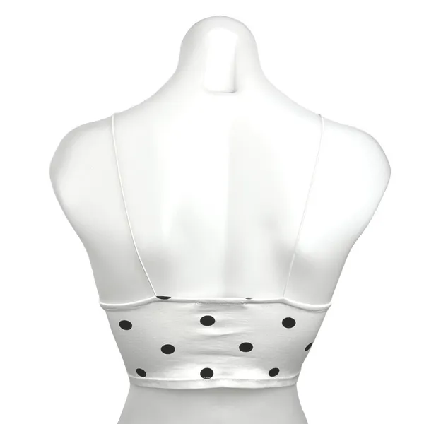 ZARA Women's White Polka Dot Pullover Sleeveless Spaghetti Strap Cami Top Size S - Image 2