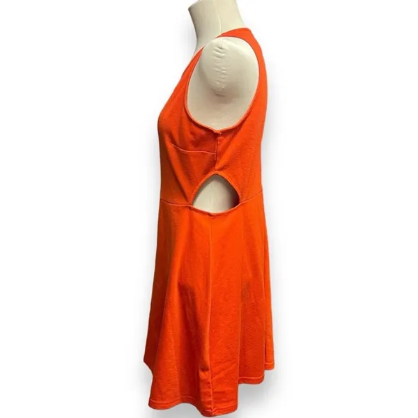 C&V Chelsea & Violet Keyhole Side Cutout Fit Flare Burnt Orange XL - Image 3