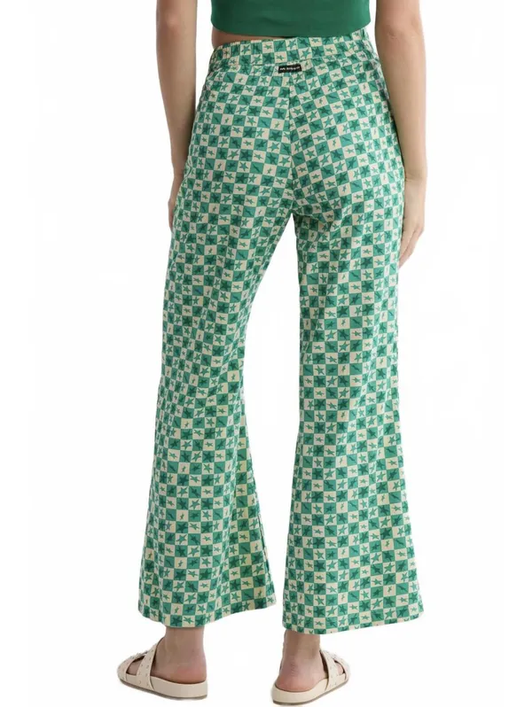 Billabong x Mami Wata Going Coastal Flare Pants NWT Multi Blue Print XL - Image 2