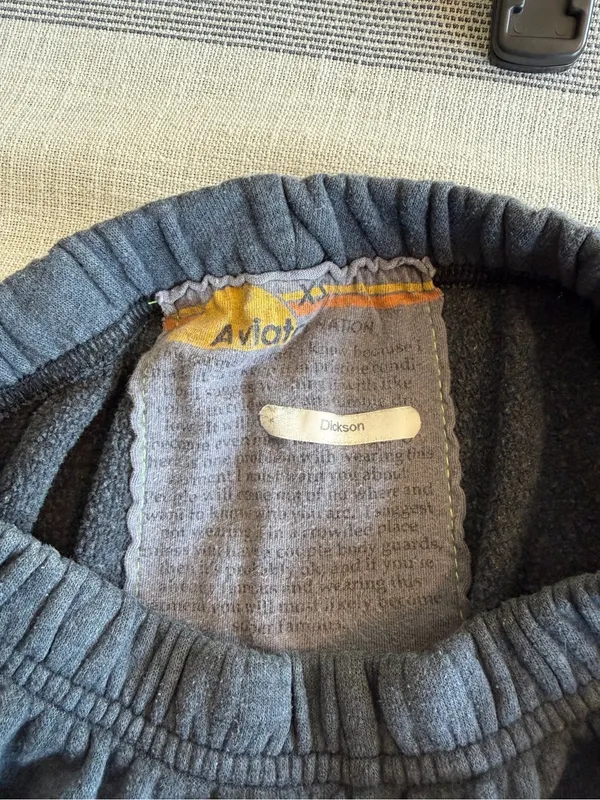 Aviator Nation Venice Sweatpants Charcoal Grey Rainbow Logo Size XS - Image 8