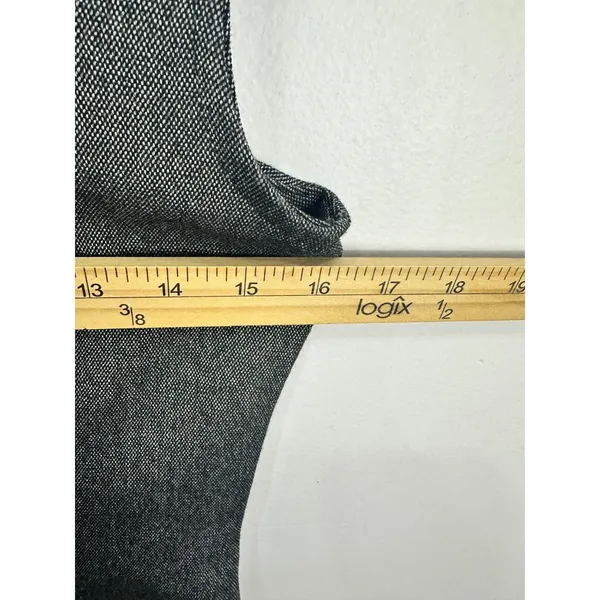 Fleurish Mini Dress Womens 5 Grey Sleeveless Square Neck Buckle‎ Detail 90s Y2K - Image 7