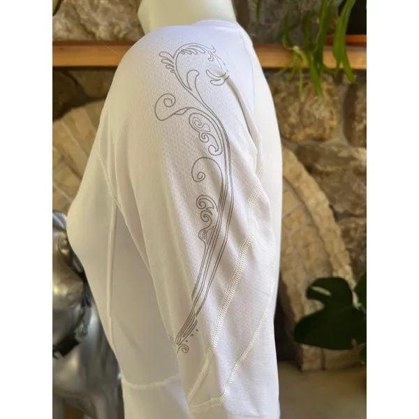 REI White Long Sleeve Athletic Shirt Women's Size XS - Image 4