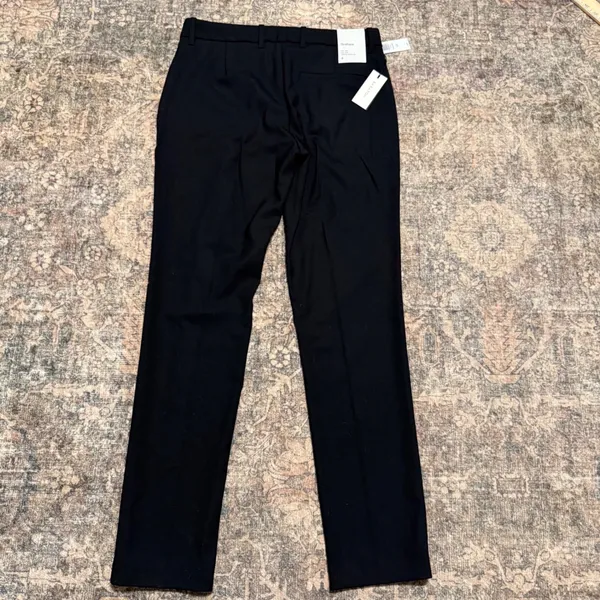 NWT Babaton Aritzia Graham Black Mid Rise Tailored Pants Size 6 - Image 2