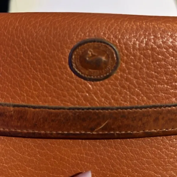 Vintage Dooney & Bourke Caramel Brown Leather Wallet - Image 13