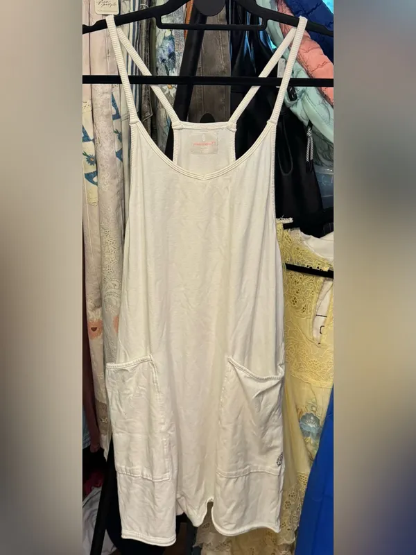 NWOT Free People FP Movement Hot Shot Romper - white - XS - Image 8