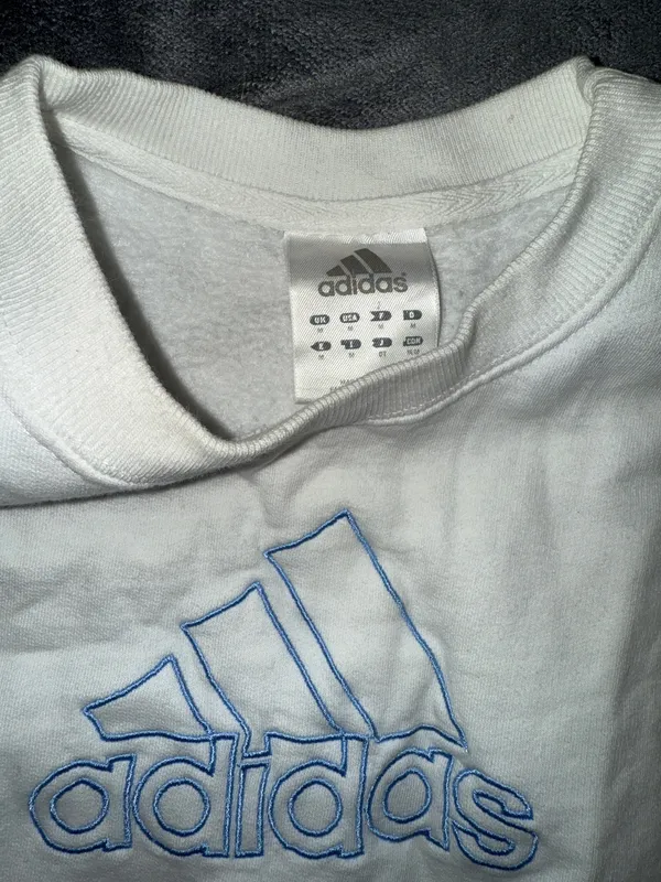 Adidas White Sweatshirt - Image 2