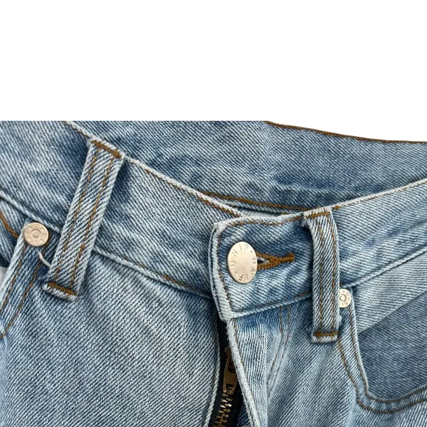 Unif High Rise‎ Tapered Mom Jeans Light Wash Denim Blue Women’s Size 27 - Image 10