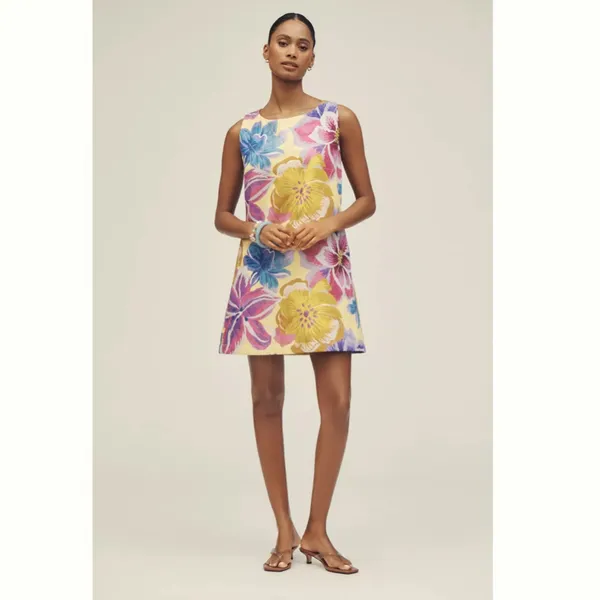 Farm Rio x Anthropologie Sleeveless Mini Shift Dress - Image 4