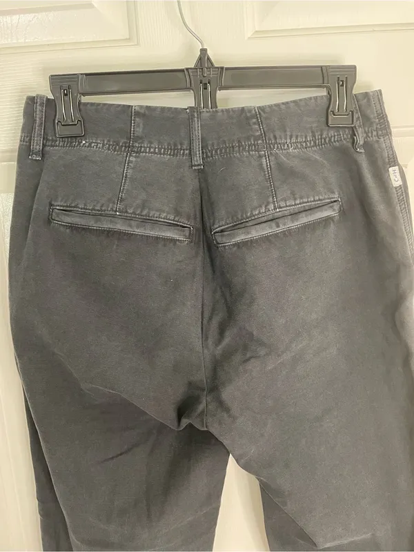 Citizens of Humanity Black Chino Cotton Pants Classic Tailored Fit Size 26 - Image 7