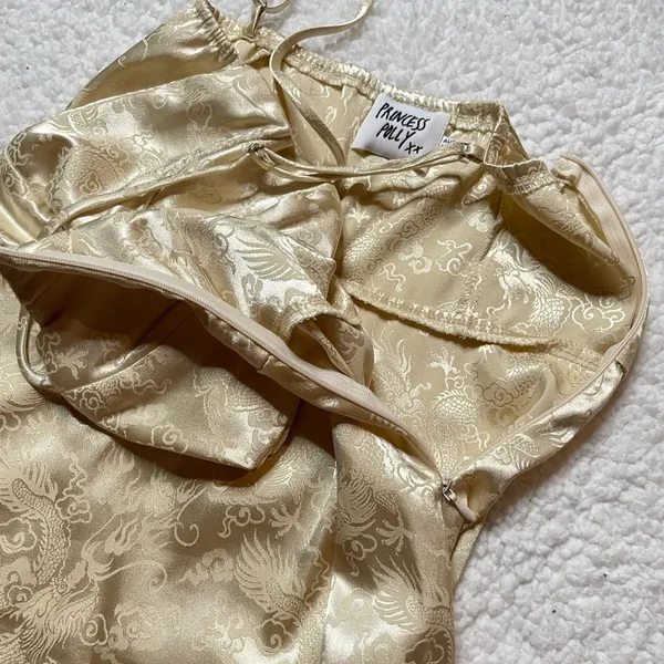 Princess Polly Champagne Pop Mini Dress Women’s Size 4 - Image 9