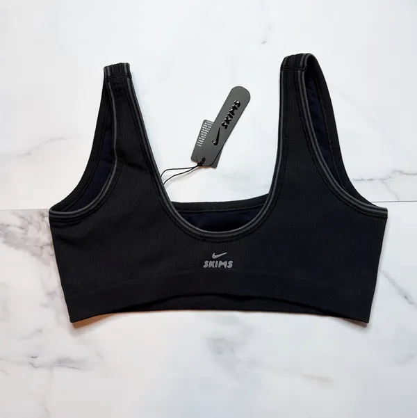 NWT Skims x Nike Ribbed Seamless Micro Scoop Bra - Image 5