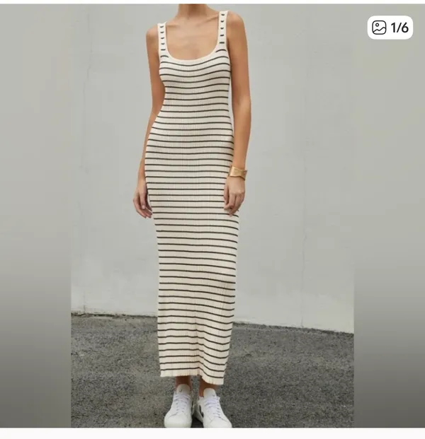 Blu Pepper striped maxi dress - Image 6