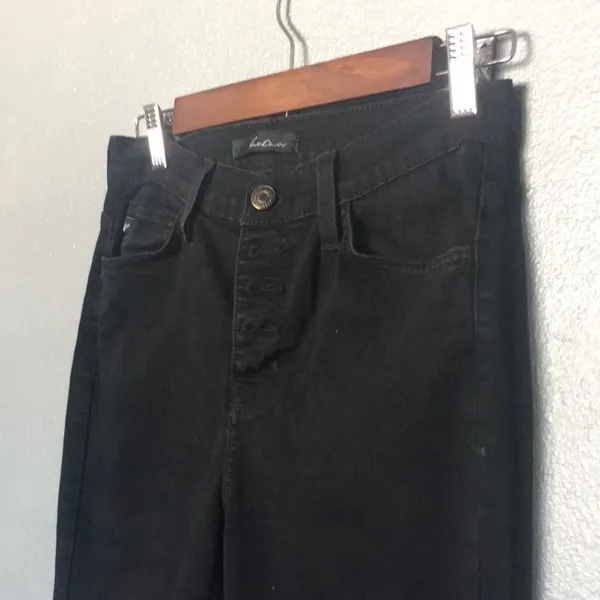 KanCan • Black Button Fly Skinny Jeans Size 27 - Image 4