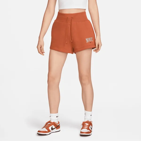 NIKE Women's Athletic Shorts in Rust Size Large - Image 6