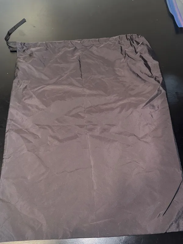 Prada Black Nylon Logo Drawstring Bag - Image 4