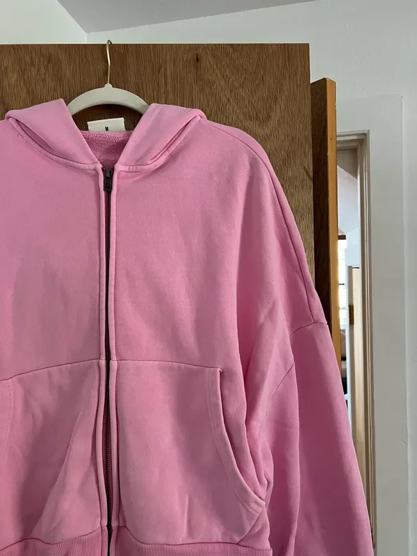 ELWOOD cotton candy pink zip up hoodie - Image 4