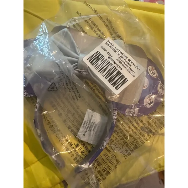 NWT Disney Parks Loungefly 100th Anniversary Mickey and Friends Purple Ears - Image 4