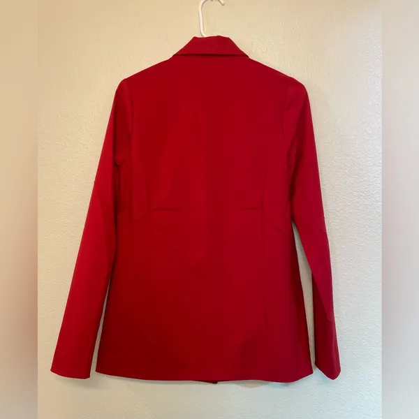 Set of 2 Show Me Your Mumu NWT Red Major Blazer Jacket & Dj Cropped Pants Size S - Image 5