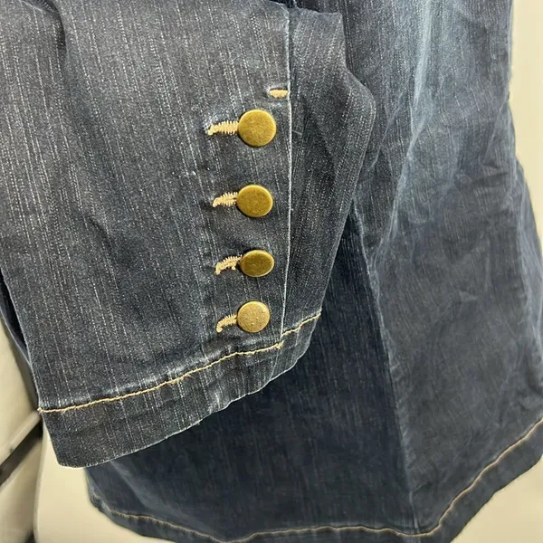 Vintage Casual Corner timeless denim jacket 1X Blue - Image 5