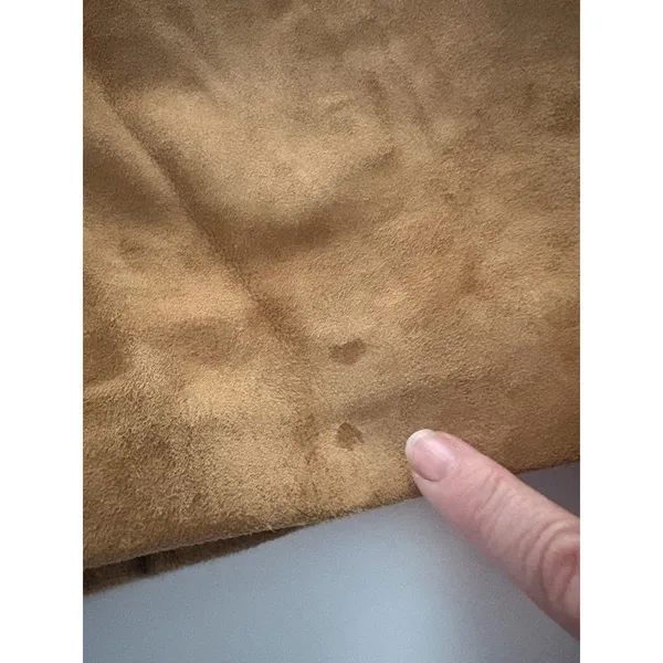 Vintage Y2K Banana Republic Genuine Leather Suede Coat Women Large Brown Jacket* - Image 14