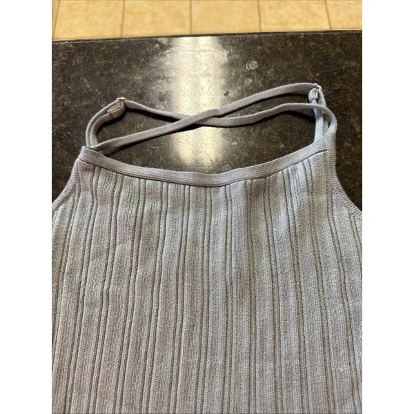 Abercrombie And Fitch Robbed‎ Mini Dress Sz MP Sundress Criss Cross Straps - Image 3
