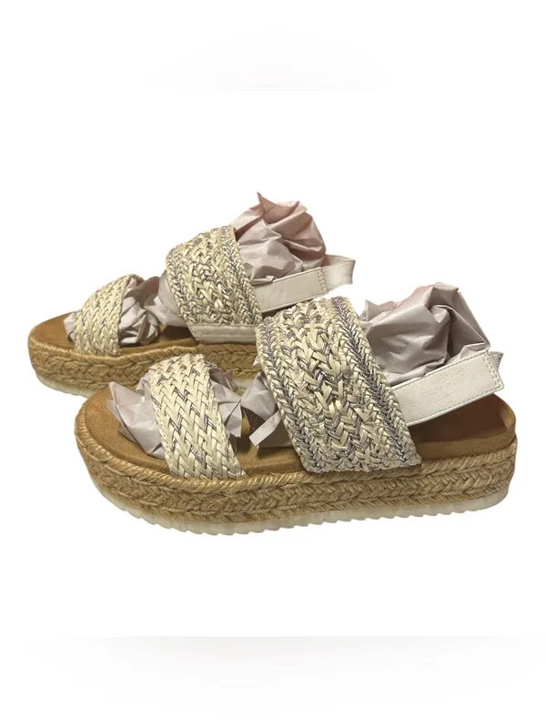 Sun + Stone Karli slingback Woven Natural Espadrille Platform Sandal - Women - Image 3