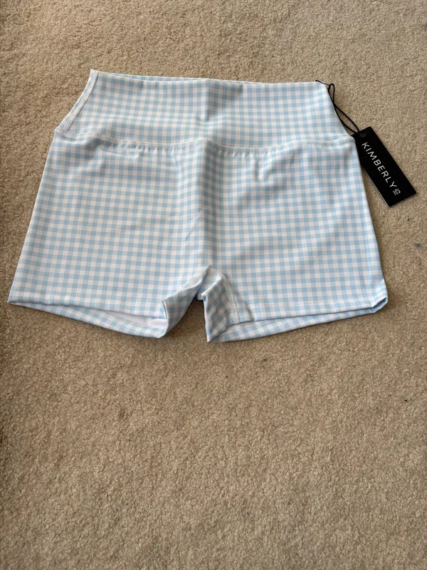 Kimberly C Plaid Active Shorts - Image 2