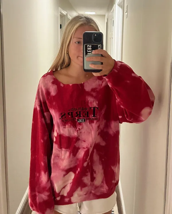 Distressed UMD Crewneck Size L - Image 2